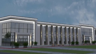 Проект магазина рядом с ТРЦ "Арена" в Барнауле