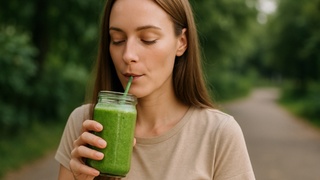 Зеленый смузи / Изображение сгенерировано ИИ ChatGPT / amic.ru