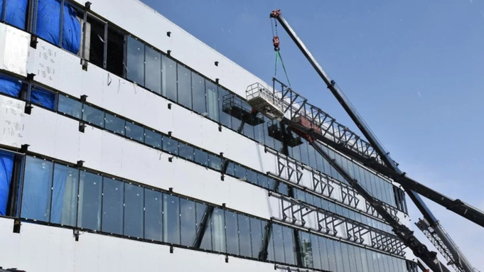 Строительство нового терминала аэропорта Барнаула / Фото: Минтранс Алтайского края