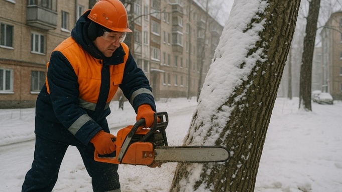 Вырубка деревьев / Изображение сгенерировано ИИ ChatGPT / amic.ru