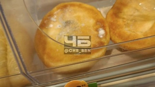 Булочка с плесенью / Фото: "Черное и Белое Барнаул"