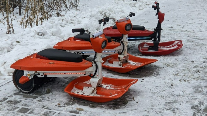 Электроснегокаты в Барнауле / Фото: amic.ru / Екатерина Смолихина