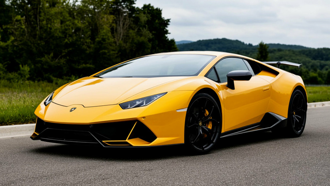 Современный автомобиль / Изображение сгенерировано нейросетью 