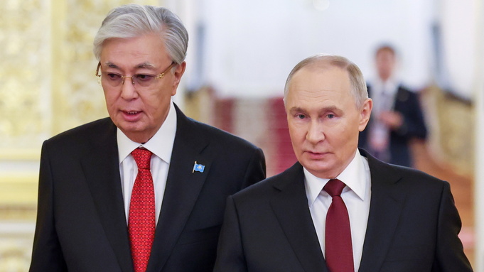 Путин и Токаев / Фото: Вячеслав Прокофьев / ТАСС