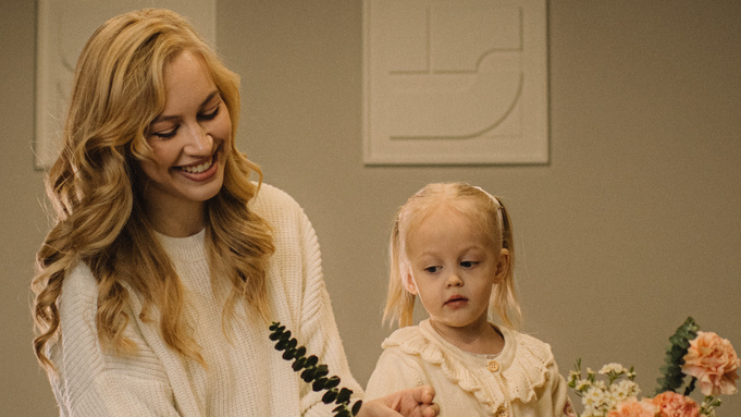 Собственница Central Flower Анна Неверова c дочерью /Фото: Карина Павлычева