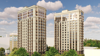 Проект ЖК на ул. Гущина, 173б / Фото: "Мастерская Золотова", "Векстрой"