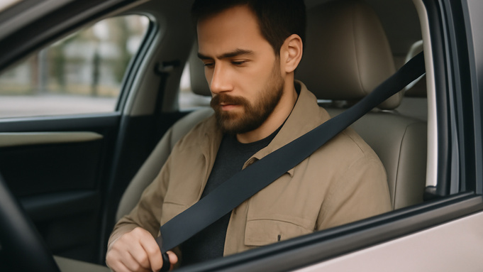 Водитель, пристегнутый ремнем / Фото: сгенерировано ChatGPT