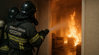 Пожарные. Пожар. МЧС / Изображение сгенерировано ИИ ChatGPT / amic.ru