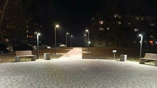 Сквер на улице Антона Петрова / Фото: amic.ru