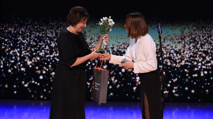 Ирина Молчанова на церемонии награждения / Фото: Екатерина Смолихина