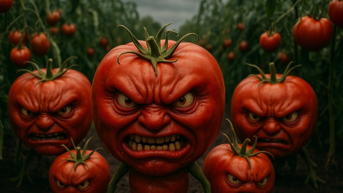Злые овощи / Изображение сгенерировано ИИ ChatGPT / amic.ru