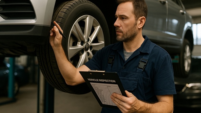 Техосмотр / Автослесарь / Изображение сгенерировано ИИ ChatGPT / amic.ru