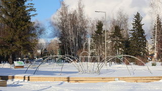 Новогодний парк "Центральный" в Барнауле / Фото: amic.ru