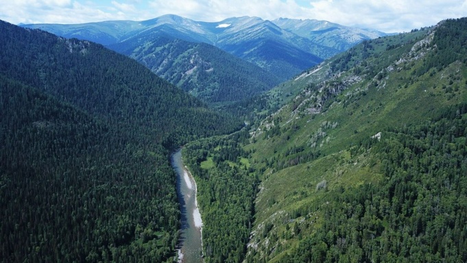 Долина реки Кумир в среднем течении / Фото предоставлено Алексеем Грибковым