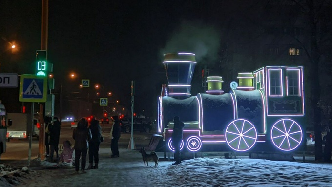 Новогодний Барнаул / Фото: amic.ru