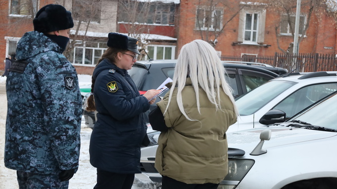 Арест автомобиля / Фото: алтайская ФССП 