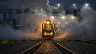 Поезд Деда Мороза / Фото: t.me/dedmoroztrain
