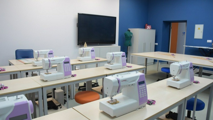 Одно из помещений нового кластера / Фото: пресс-служба АлтГПУ
