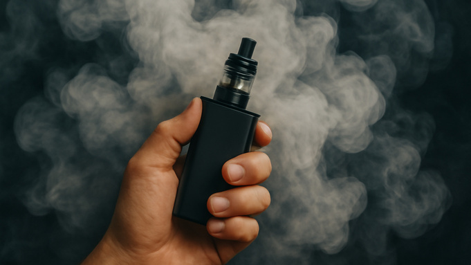 Вейп / Изображение сгенерировано нейросетью DALL-E / amic.ru