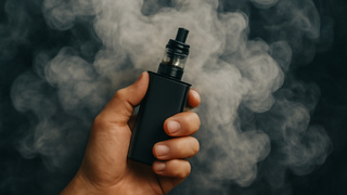 Вейп / Изображение сгенерировано нейросетью DALL-E / amic.ru