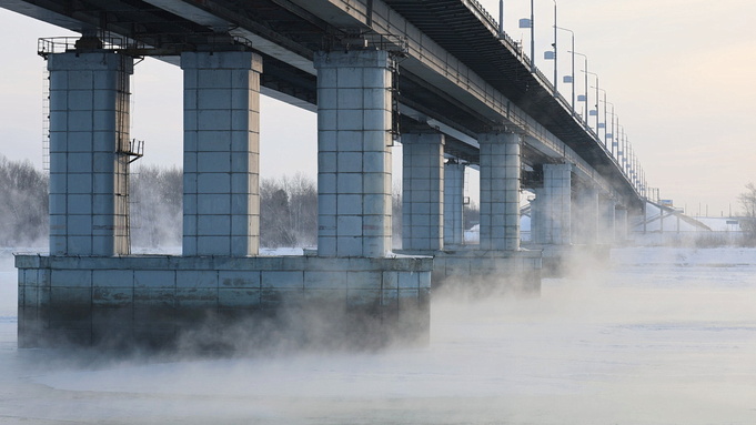 Река Обь в декабре 2025 / Фото: Екатерина Смолихина / amic.ru