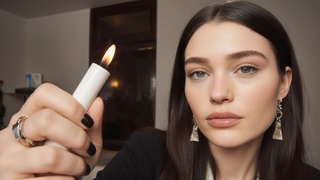 Девушка с зажигалкой / Изображение сгенерировано ИИ ChatGPT / amic.ru