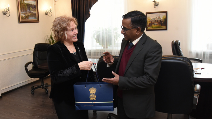 Официальный визит делегации посольства Индии в России / Фото: АГМУ