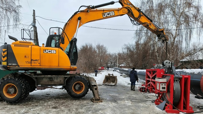 Реконструкция трубопровода / Фото: Лилия Болатаева