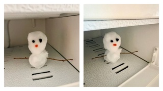 Перенесенный снеговик / Фото: "В курсе 22"