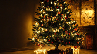 Новогодняя ель / Изображение сгенерировано ИИ FusionBrain.AI от Sber AI / amic.ru