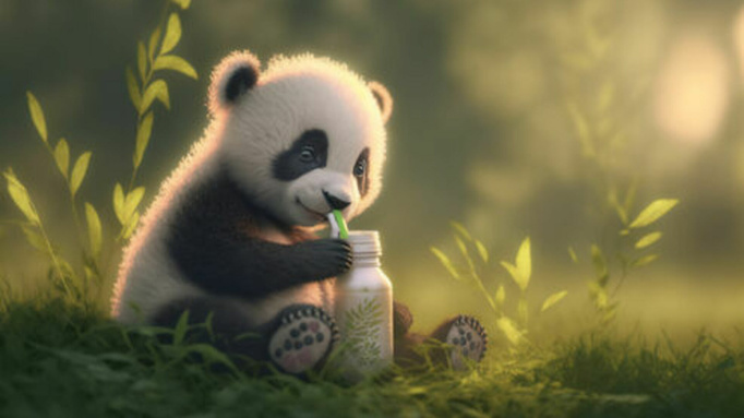 Панда, медведь панда / Сгенерировано ИИ Midjourney / amic.ru