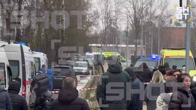 Кадры с места поножовщины в Одинцово / Фото: Telegram-канал Shot