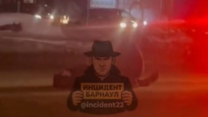 В Барнауле сбили мужчину / Фото: "Инцидент Барнаул"
