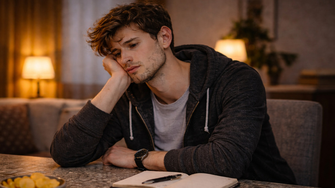 Герой игры amic.ru Уставший Ваня / Изображение сгенерировано c помощью Dall-E