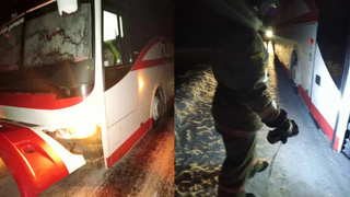 Автобус сломался / Фото: ГУ МЧС по Алтайскому краю