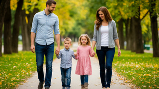 Многодетная семья / Изображение сгенерировано shedevrum.ai / amic.ru