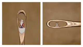 Миниатюрный Дед Мороз / Фото: t.me/aniskinmicro