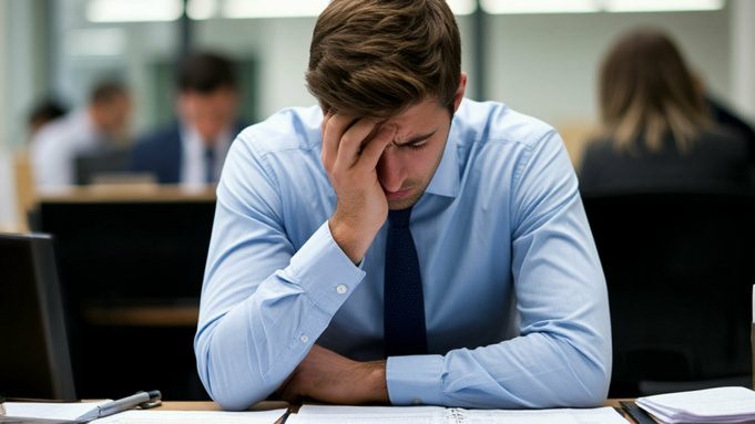 Выгорание на работе / Изображение сгенерировано shedevrum.ai / amic.ru