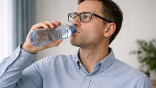 Вода / Пьет воду / Изображение сгенерировано ИИ ChatGPT / amic.ru