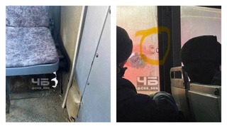 Состояние городских маршруток / Фото: "Черное и Белое Барнаул"