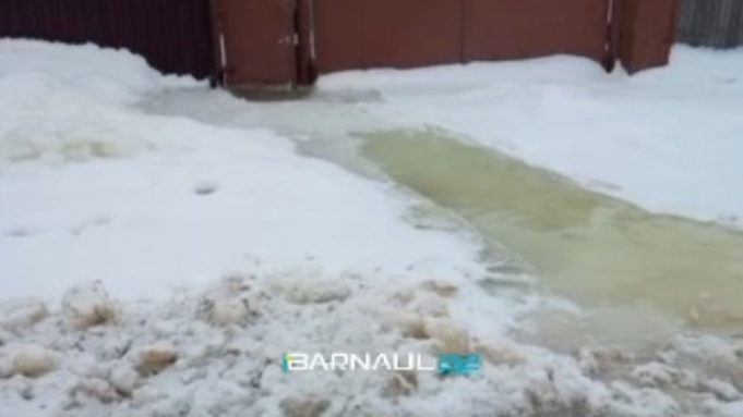 Подтопленная улица / Фото: "Барнаул 22"