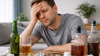 Похмелье / Алкоголь / Изображение сгенерировано ИИ ChatGPT / amic.ru