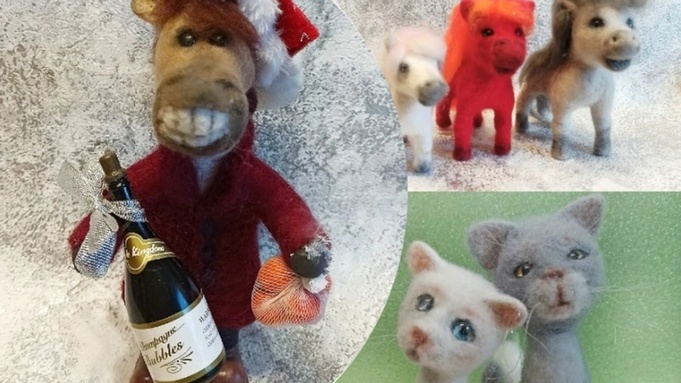 Игрушки из шерсти / Фото: предоставлено Оксаной