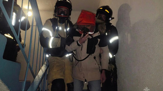 Пожарные спасли людей / Фото: ГУ МЧМ Алтайского края 