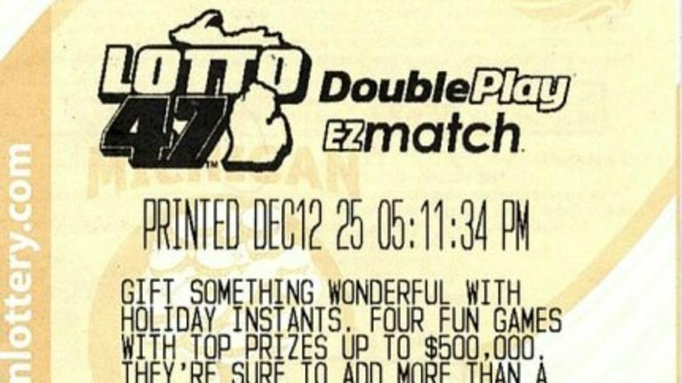 Тот самый лотерейный билет / Фото предоставлено лотереей штата Мичиган