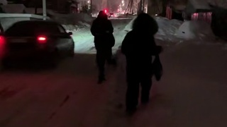Дорога в школу / Кадр из видео: "Инцидент Барнаул"