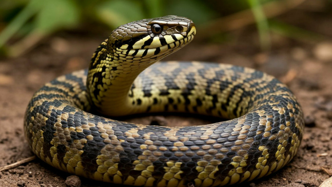 Ядовитая змея / Изображение сгенерировано shedevrum.ai / amic.ru