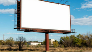 Рекламный билборд / Изображение сгенерировано shedevrum.ai