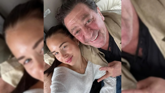 Невеста в певцом / Фото: соцсети Авроры Кибы