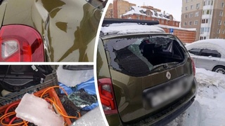 Поврежденная иномарка / Фото: "КП-Новосибирск"